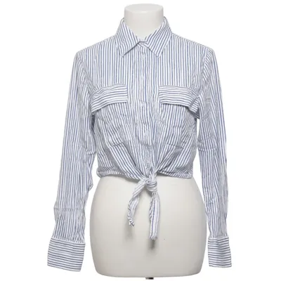 Shirt (Blauw, Wit) van DeFacto Woman Linnen, Viscose