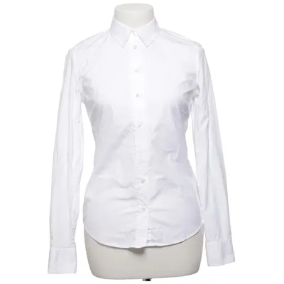 Shirt (Wit) van GANT Katoen, Elastaan