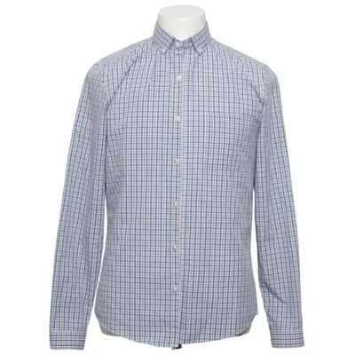Chemise (Bleu, Blanc, Gris) de Topman Coton, Polyester