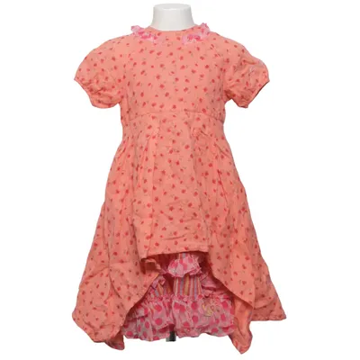 Jurk (Oranje, Roze, Meerkleurig) van Oilily Katoen, Linnen, Polyamide, Viscose