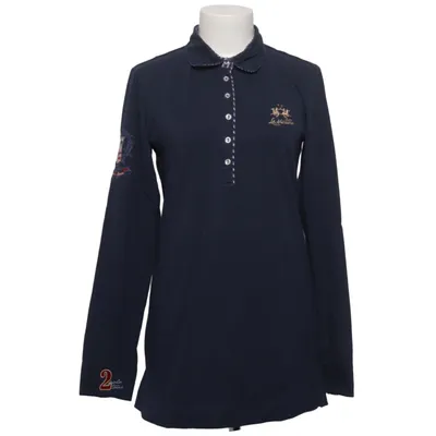 Rugby shirt (Blauw) van La Martina Katoen, Elastaan