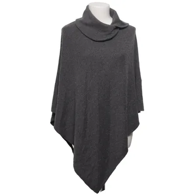 Poncho (Grå) från Stenströms Kashmir, Silke
