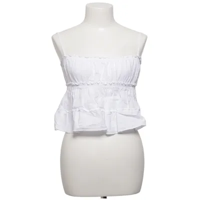 Crop top (Hvid) fra Subdued Linned, Viscose