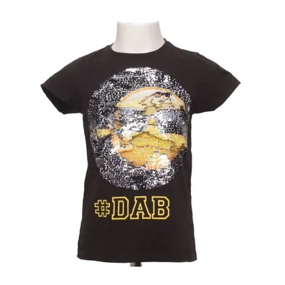 T-shirt (Noir) de Emoji Coton