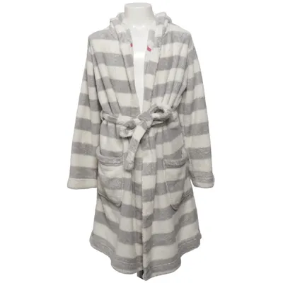 Bathrobe (Gray, White) from Bodyzone by KappAhl Polyester