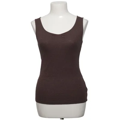 Tank­top (Braun) von Green House Metallfaser, Viskose