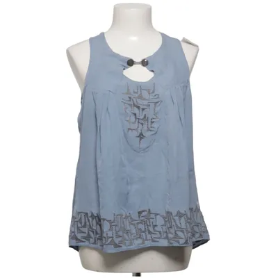 Top (Blau) von Rützou Seide