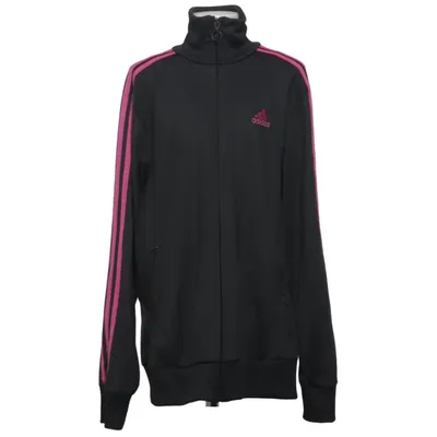 Træningsjakke (Sort, Pink) fra Adidas Polyester