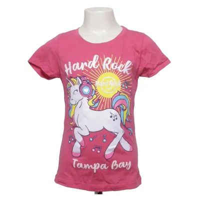T-shirt (Roze, Meerkleurig) van Hard Rock Katoen, Polyester