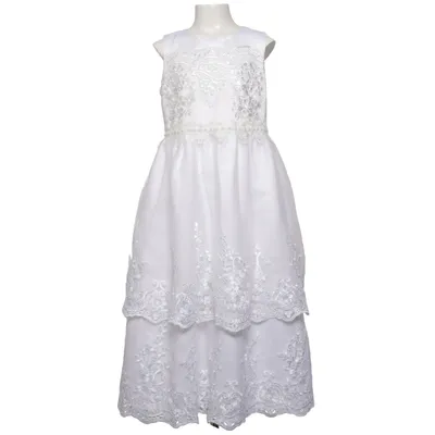 Robe de fille de fleur (Blanc) de Gymboree Coton, Polyamide, Polyester, Viscose
