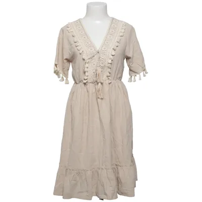 Jurk (Beige) van Moni&Co Katoen, Viscose