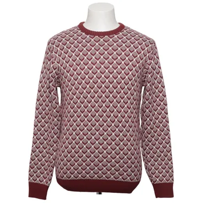 Sweater (Red, White) from Vintage Polo Club Acrylic, Cotton