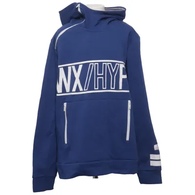 Sweat à capuche (Bleu, Blanc) de Woxo 720° Coton, Polyester