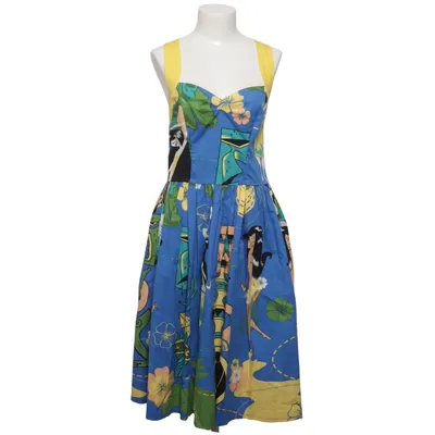 Robe (Bleu, Jaune, Multicolore) de Banned Apparel Coton, Élasthane
