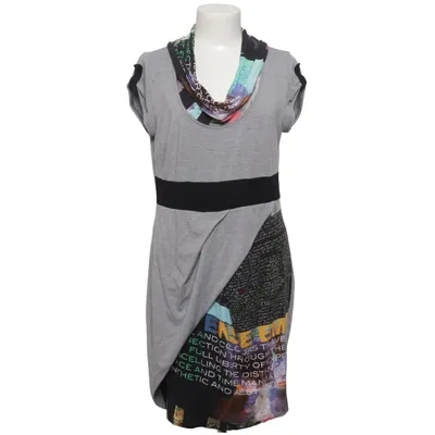Dress (Gray, Multicolored) from Mandarin Elastane, Polyester, Viscose