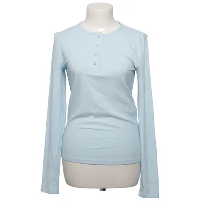 Henley shirt (Blue) from Aware Elastane, Viscose