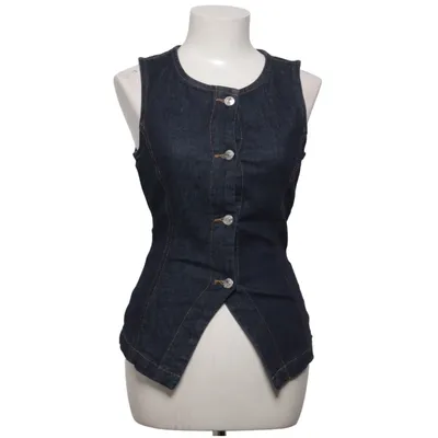 Jeansvest (Blå) fra Perfect Jeans Gina Tricot Elastan, Økologisk bomuld