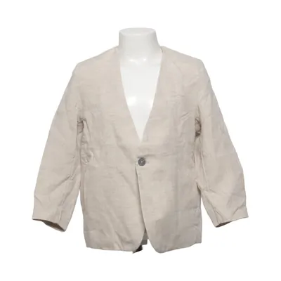 Kavaj (Beige) från H&M Linne, Bomull