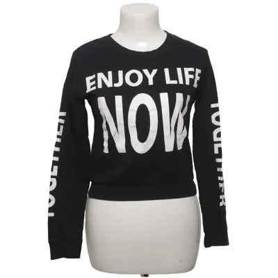 Sweatshirt (Zwart, Wit) van Terranova Katoen