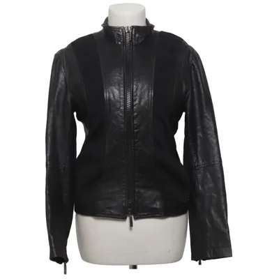 Leather jacket (Black) from Roccobarocco Leather