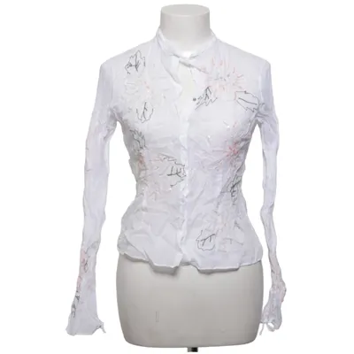 Blus (Vit, Flerfärgad) från Just B Bomull