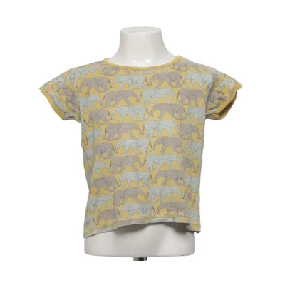 T-shirt (Gul, Grå) från Duns Sweden Ekologisk bomull