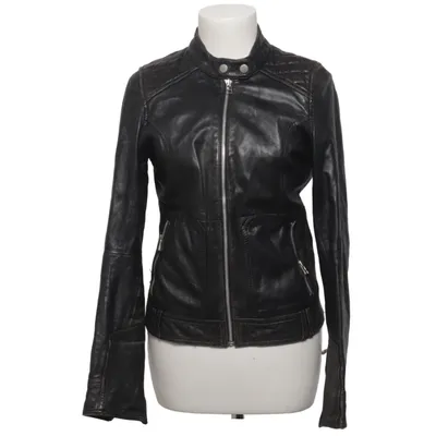 Veste en cuir (Noir) de Hollies Stockholm Coton, Cuir, Polyester
