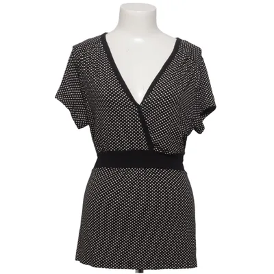 Wrap top (Black, White) from Street One Elastane, Viscose