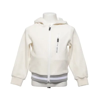 Sweat à capuche (Blanc, Gris) de Jacadi Coton, Élasthane, Polyester