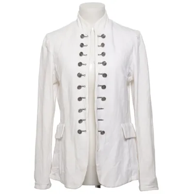 Blazer (Weiß) von Chica London Baumwolle, Elasthan
