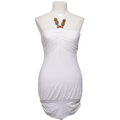 Halterneck dress (White) from Moda International Cotton, Elastane, Modal