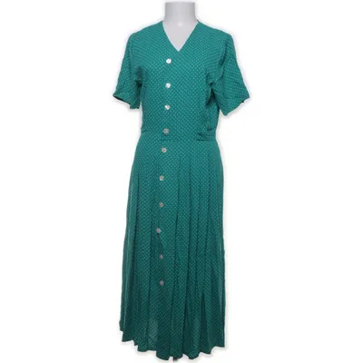 Maxi jurk (Groen, Wit) van Winter