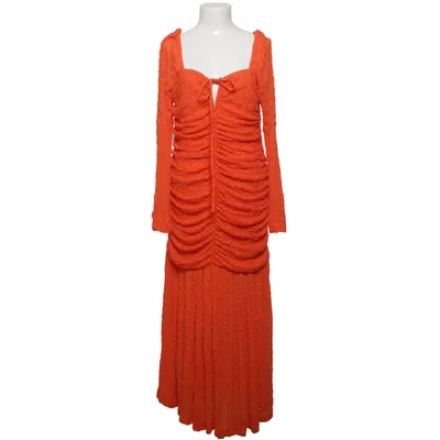 Maxi dress (Red) from Ganni Elastane, Polyamide