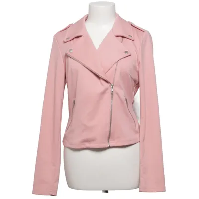 Biker jacket (Pink) from Ichi Elastane, Polyester, Viscose
