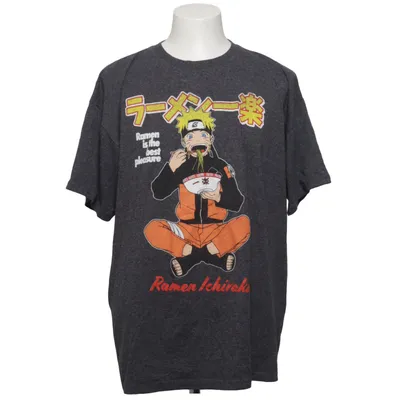 T-shirt (Grau, Mehrfarbig) von Naruto Baumwolle, Polyester
