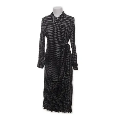 Slå-om-kjole (Sort, Hvid, Flerfarvet) fra Mango Casual Viscose