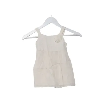 Robe (Beige) de Place Coton, Polyamide, Viscose