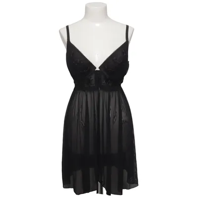 Negligé (Zwart) van Lascana Elastaan, Polyamide, Polyester