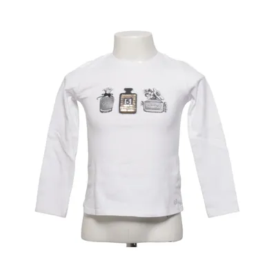 Long sleeve T-shirt (White) from Gymp Cotton, Elastane