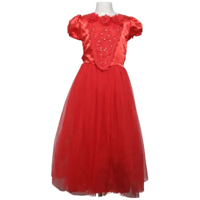 Robe de fille de fleur (Rouge) de Vogue Fashion