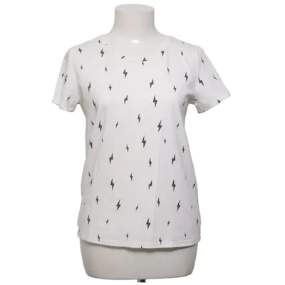 T-shirt (Blanc, Noir) de Daphnea Coton