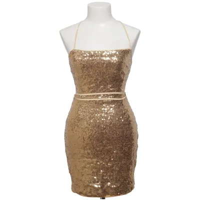 Cocktailjurk (Goud) van Boohoo Polyester