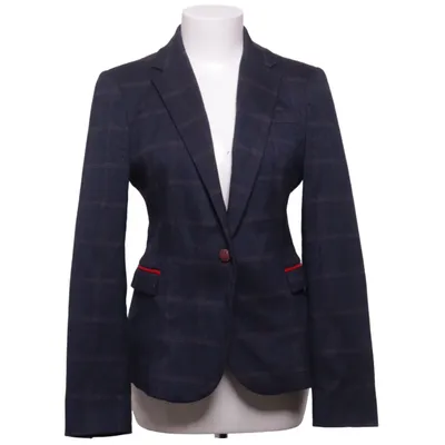 Blazer (Blauw, Rood, Bruin) van Zara Basic Elastaan, Polyester, Viscose