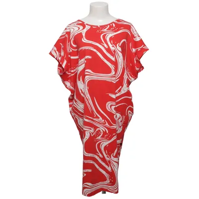 Dress (Red, White) from Hängmatta Cotton, Polyester