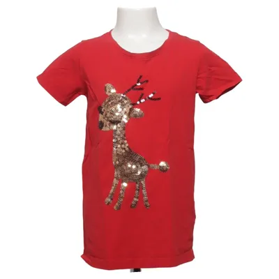 T-shirt (Rouge) de ICA I Love Eco Coton, Élasthane