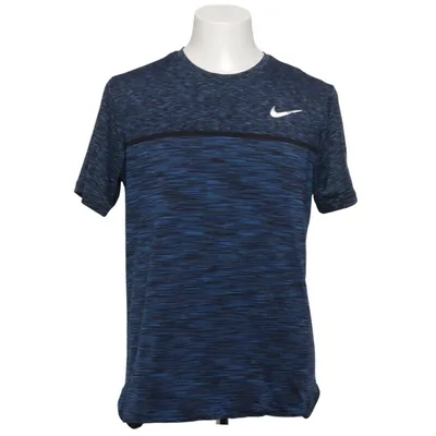 T-shirt (Blue, Black) from Nike Elastane, Polyester