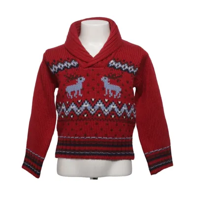Julesweater (Rød, Flerfarvet) fra Jacadi Akryl, Uld