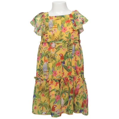 Jurk (Geel, Meerkleurig) van Emma Jayne x H&M Polyester