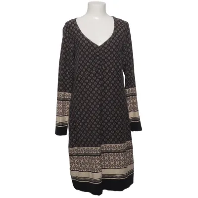 Jurk (Zwart, Beige) van Boysen's Katoen, Elastaan