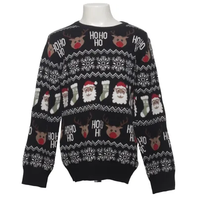 Weihnachtspullover (Schwarz, Mehrfarbig) von D.M.D by Denim Day Baumwolle